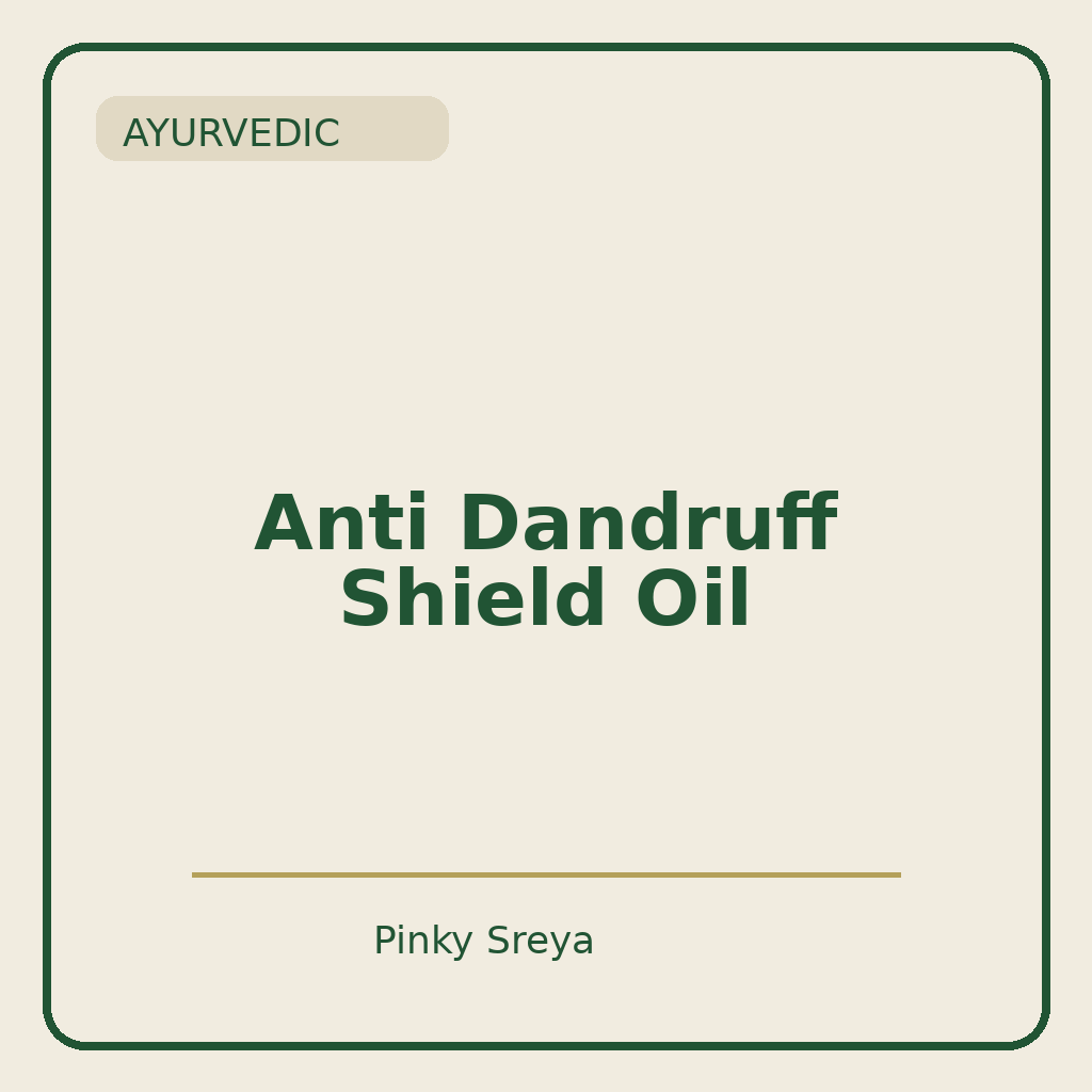Anti Dandruff Shield Oil