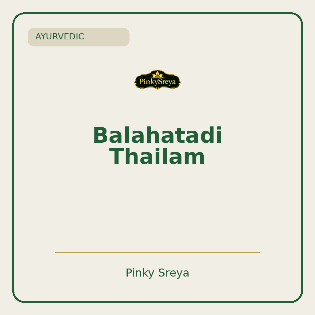 Balahatadi Thailam