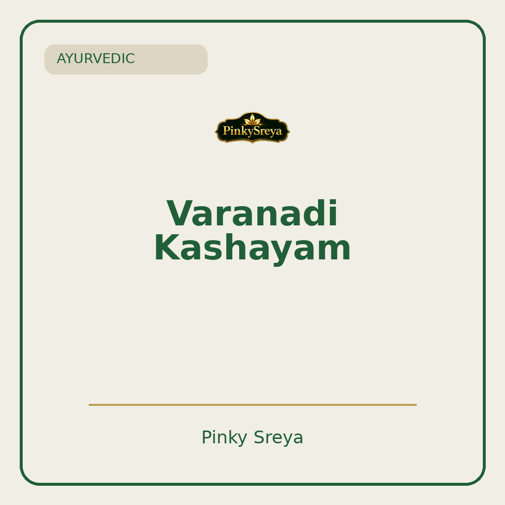 Varanadi Kashayam