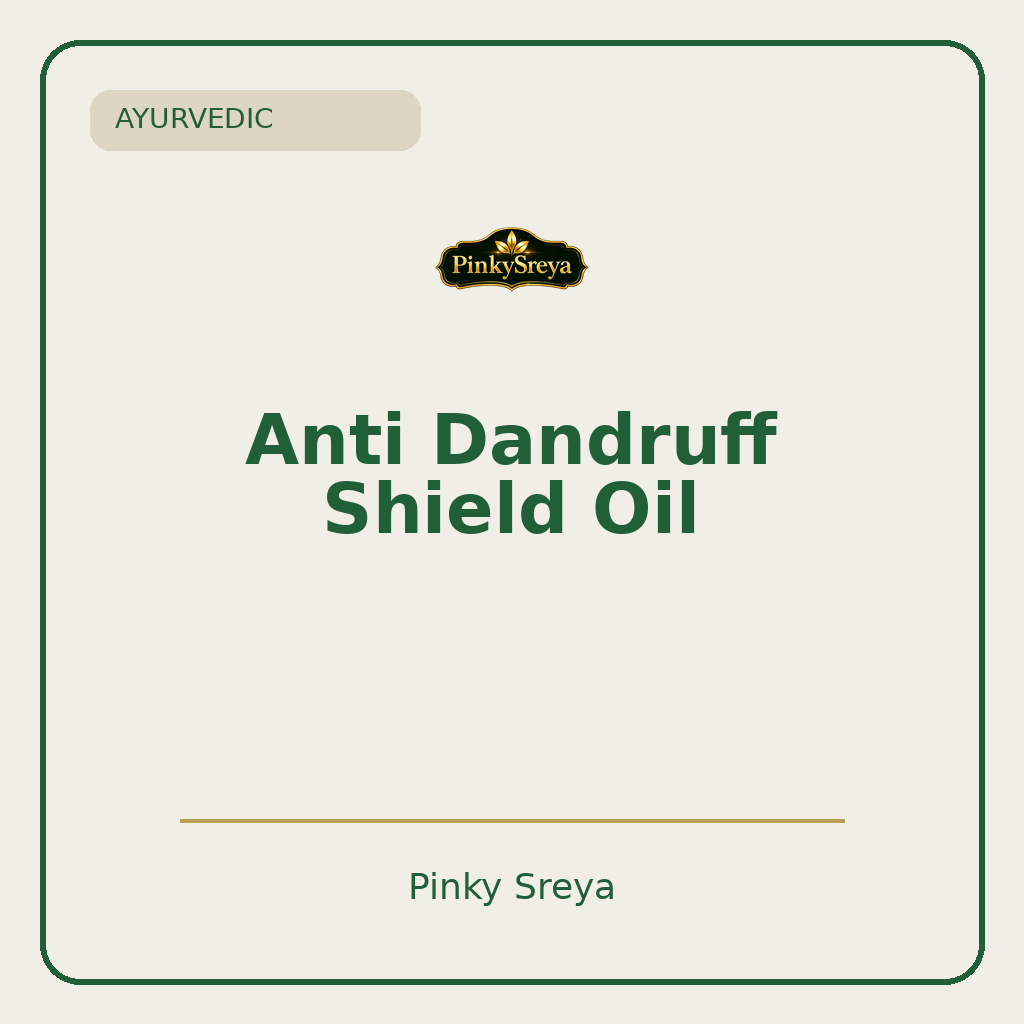 Anti Dandruff Shield Oil