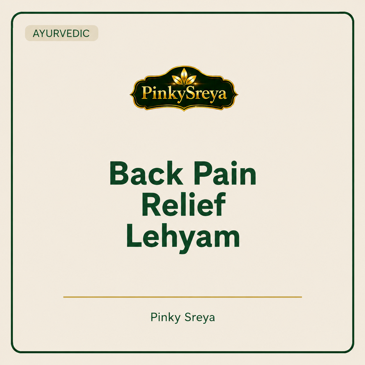 Back Pain Relief Lehyam