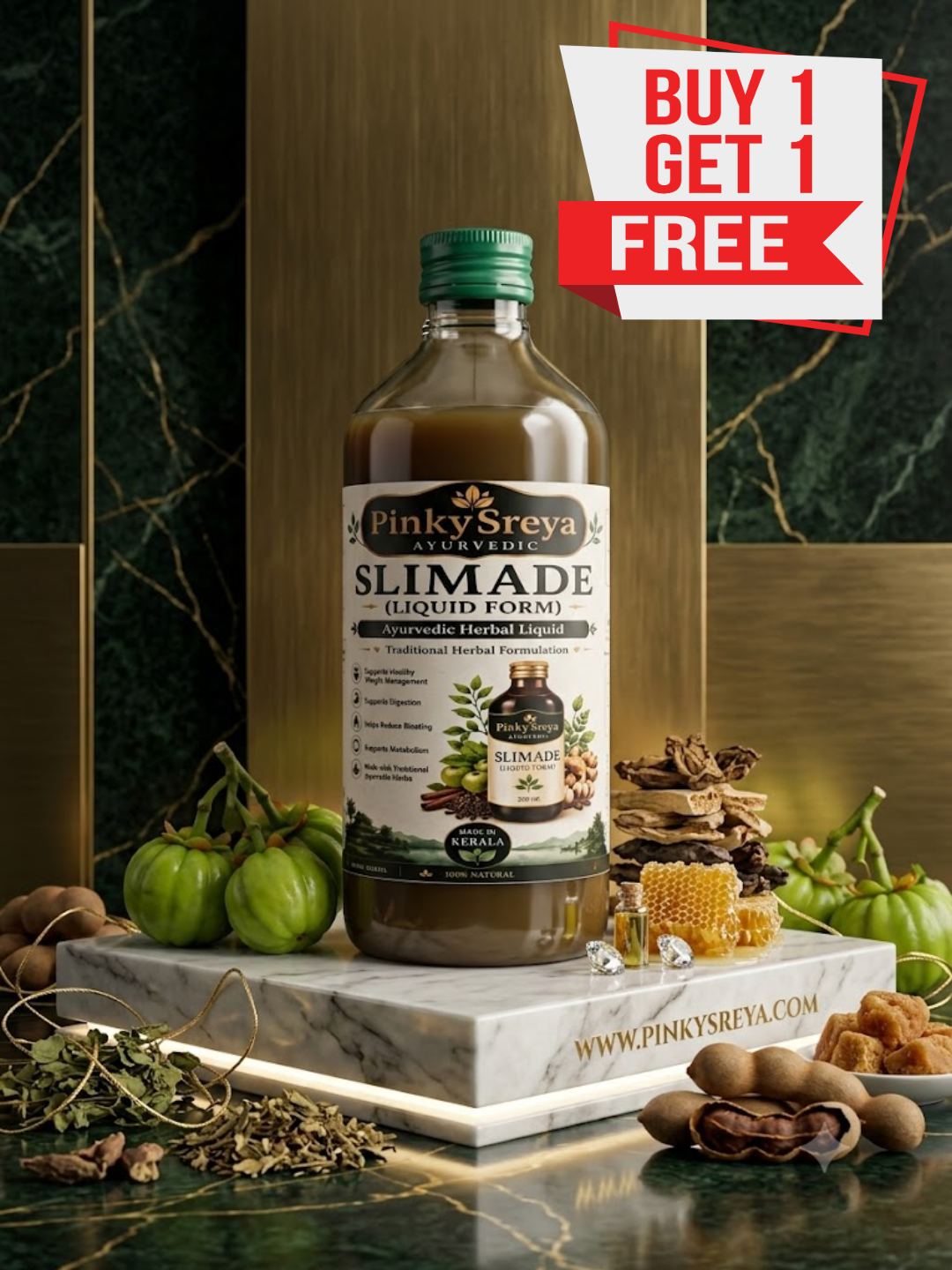 Slimade – Ayurvedic Metabolism & Weight Management Liquid
