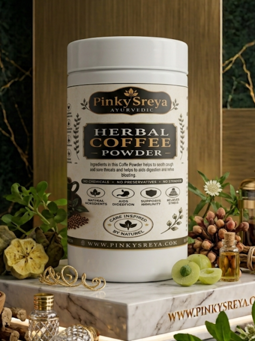 Ayurvedic Ginger Coffee (Chukku Kaapi) – Cough, Cold & Immunity Blend