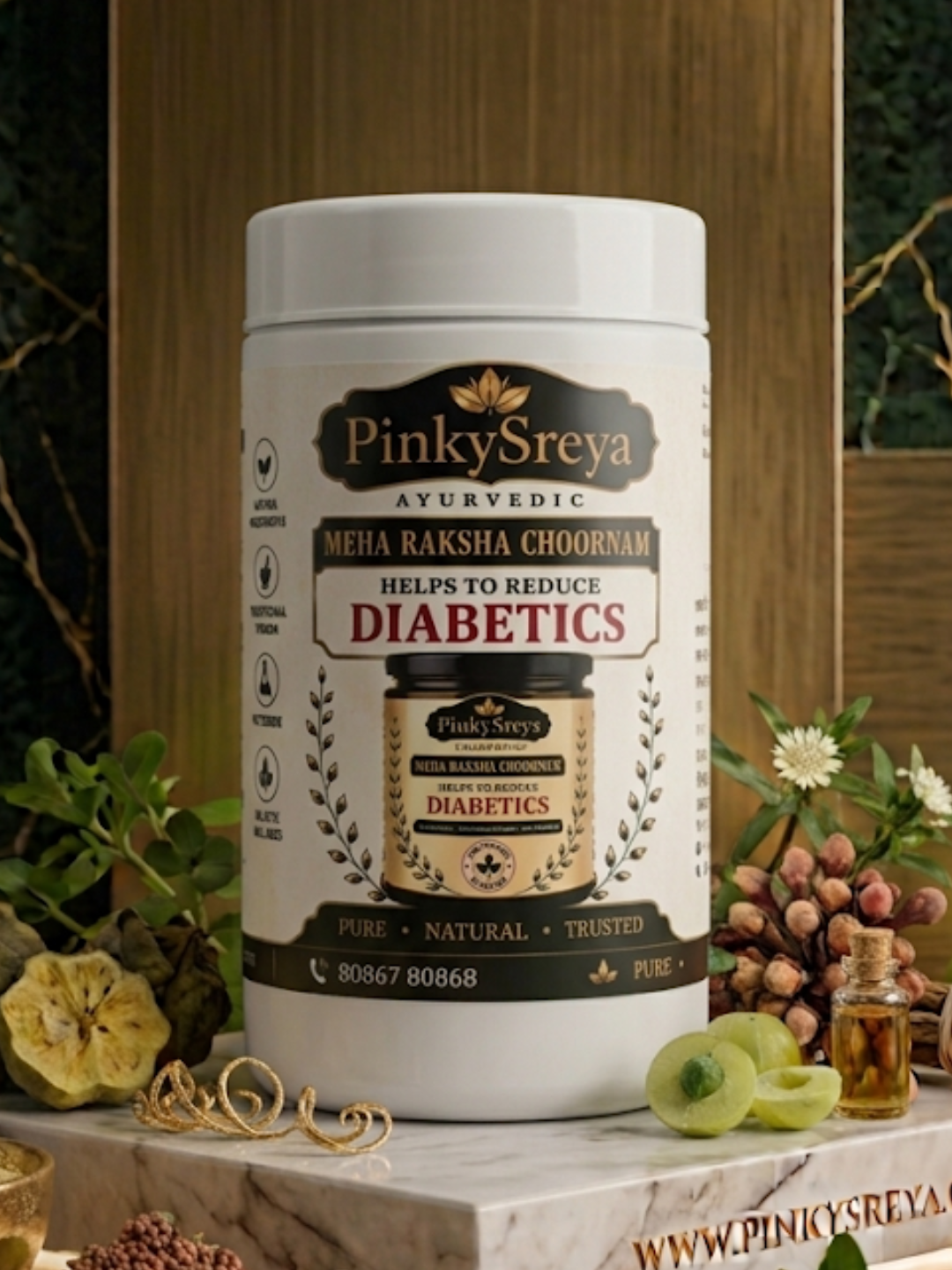 Meha Raksha Choornam – Ayurvedic Blood Sugar Care Powder