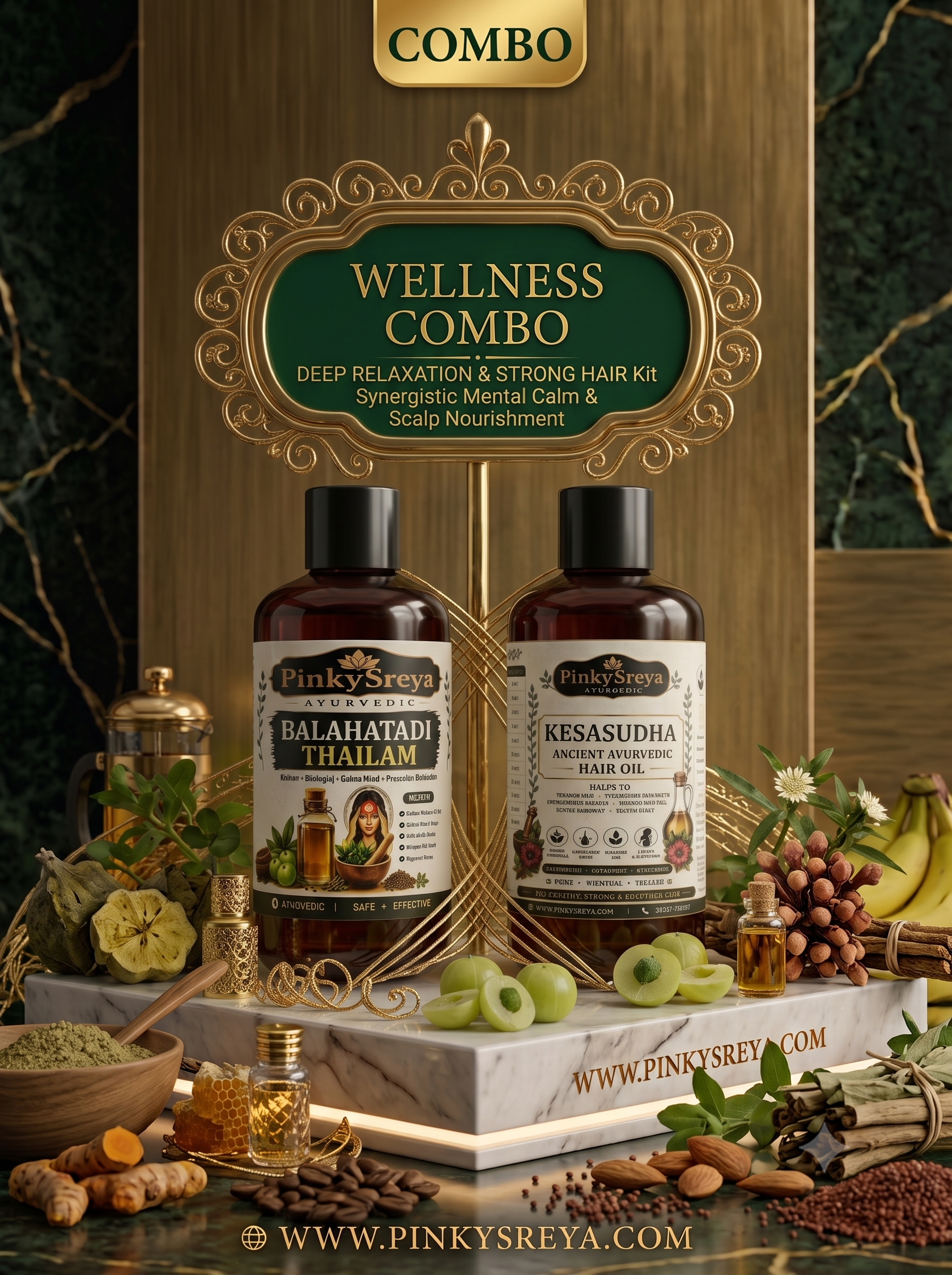 Deep Sleep & Stress Relief Hair Care Kit