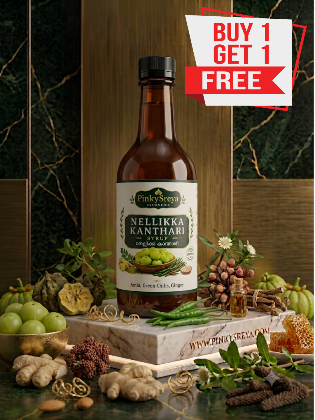 Nellikka Kanthari – Wild Amla & Bird's Eye Chili Immunity Tonic