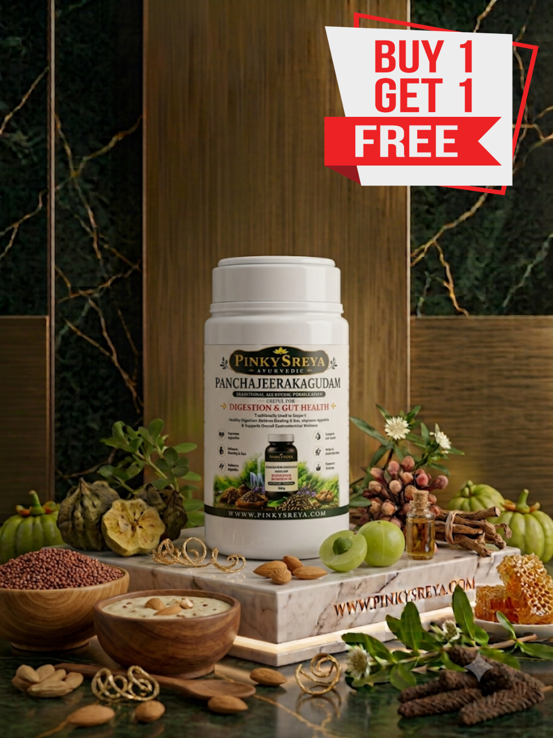 Pancha Jeeraka Gudam – Postnatal Recovery & Uterine Care Lehyam