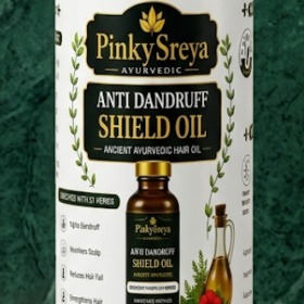 Anti-Dandruff Shield Hair Oil – Scalp Flake & Itch Relief