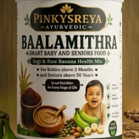 Balamithra – Ragi & Raw Banana Nutrition Mix (Babies & Seniors)