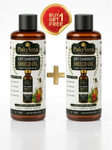 Anti-Dandruff Shield Hair Oil – Scalp Flake & Itch Relief