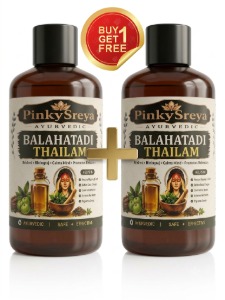 Balahatadi Thailam – Migraine, Headache & Stress Relief Oil