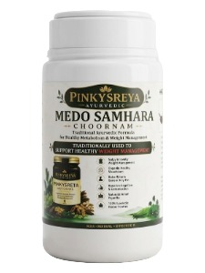 Medo Samhara Churnam – Herbal Fat Burner & Detox Powder