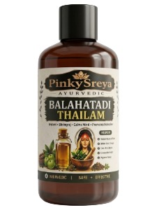 Balahatadi Thailam – Migraine, Headache & Stress Relief Oil